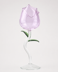 RoseBloom Lavender Crystal Goblet