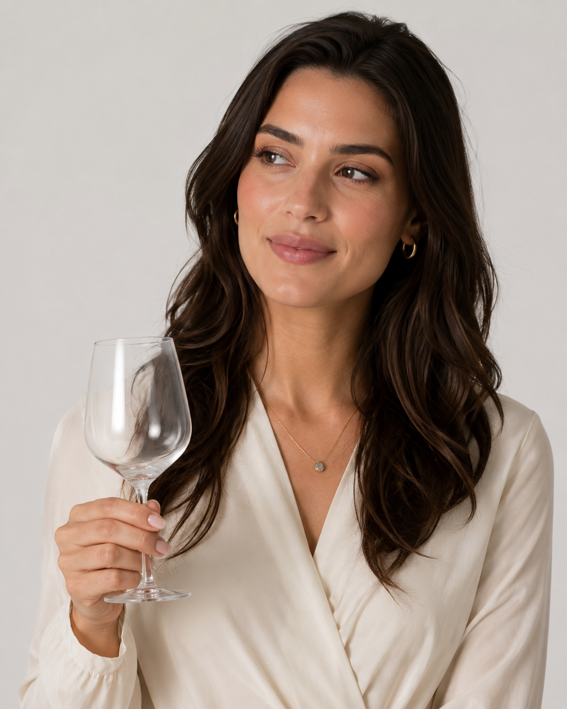 Elegant Crystal Wine Glass