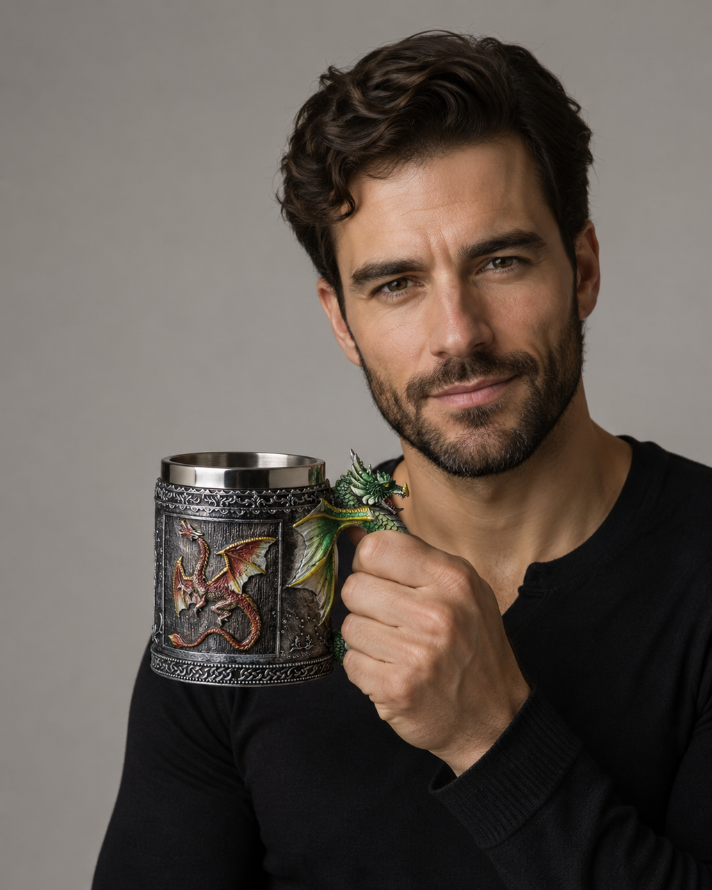 Dragon Relic Medieval Tankard Mug