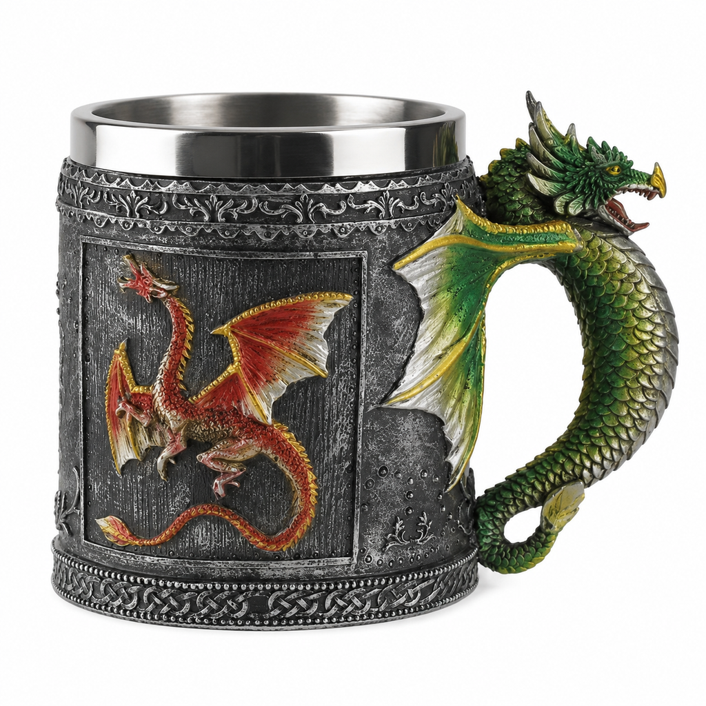 Dragon Relic Medieval Tankard Mug